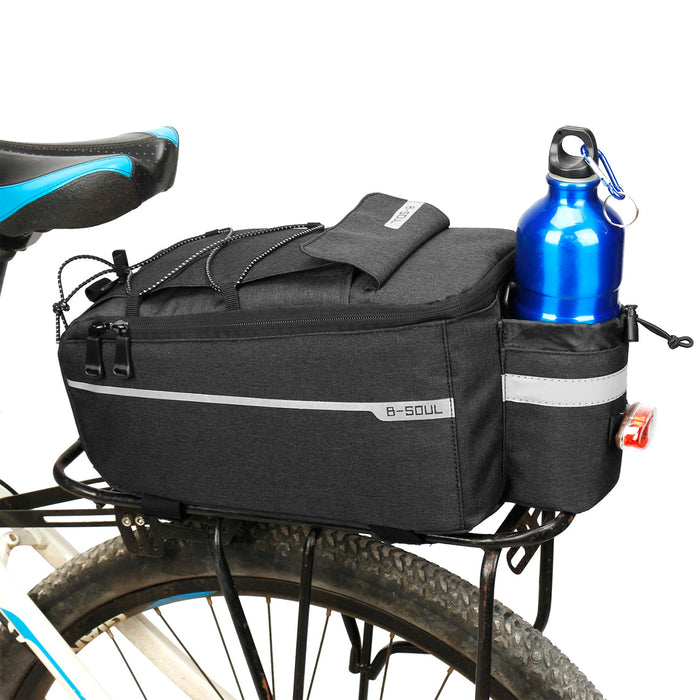 WYA26Y0S Thermal Bike Pannier Bag with Shoulder Strap - Black