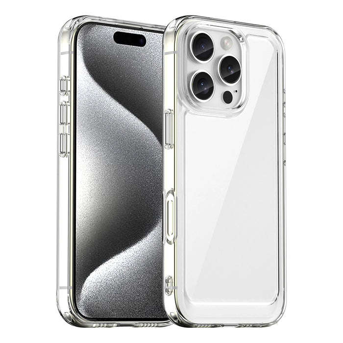 Outer Space Case for iPhone 16e Flexible Frame Cover - Clear