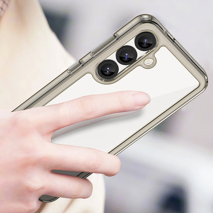 Outer Space Case for iPhone 16e Flexible Frame Cover - Translucent, Black