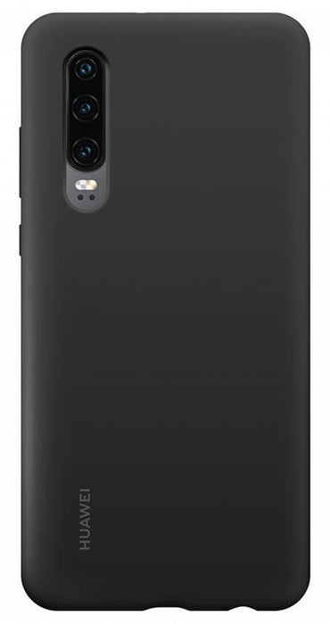 Phone case HUAWEI Elle P30, Silicone Car Case, Black