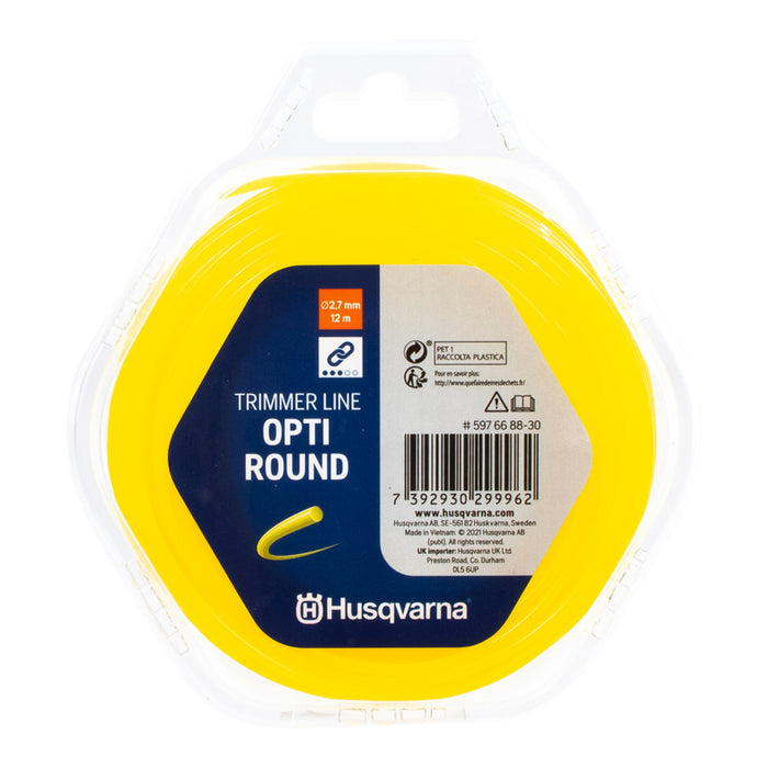 CORD FOR MOWING 2.7 MM X 12 M HUSQVARNA OPTI ROUND