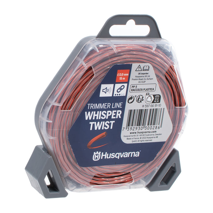 MOWING CORD 2.0 MM X 15 M HUSQVARNA WHISPER TWIST