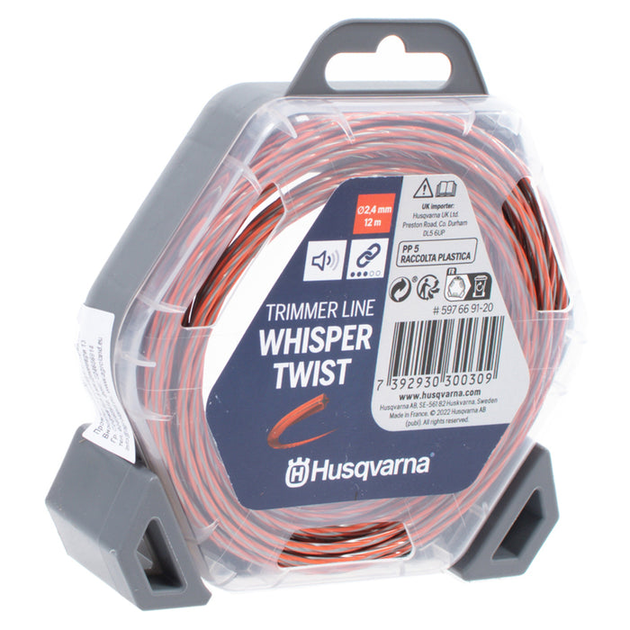 MOWING CORD 2.4 MM X 12 M HUSQVARNA WHISPER TWIST
