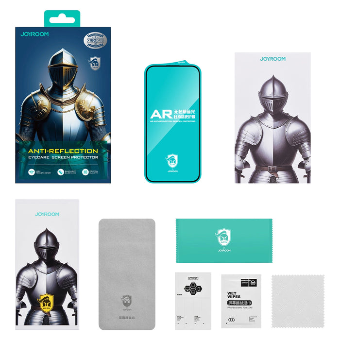 Joyroom JR-MAR0317 tempered glass with anti-reflective coating for iPhone 15 Plus/16 Plus