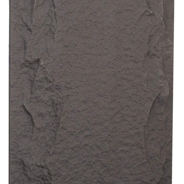 3D DECORATIVE PU STONE KTN 120X60X5 CM ELEGANT BLACK