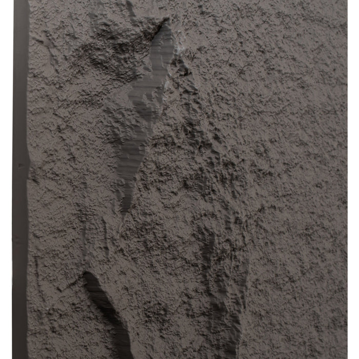 3D DECORATIVE PU STONE KTN 120X60X5 CM ELEGANT BLACK