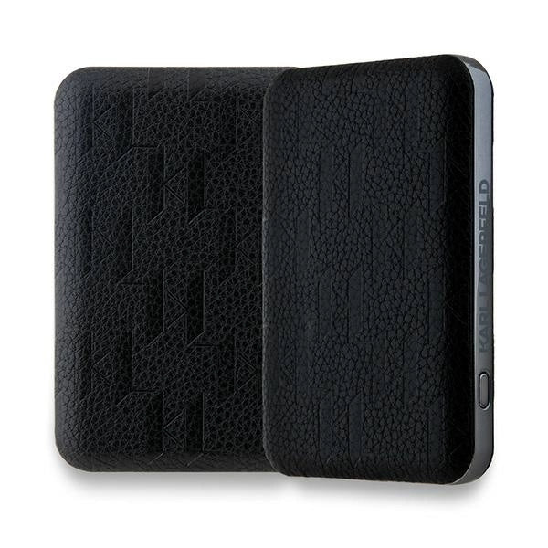 Karl Lagerfeld Powerbank inductive KLPB5FPGKSKIHK 16W 5000mAh black/black Karl Head Pin MagSafe