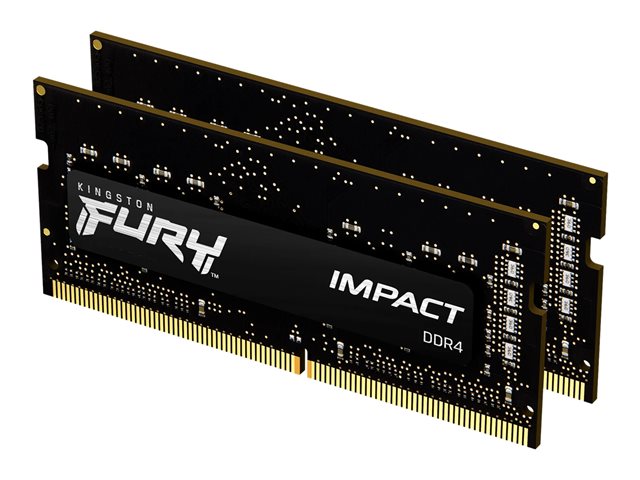 KINGSTON 32GB 3200MHz DDR4 CL20 SODIMM Kit of 2 FURY Impact
