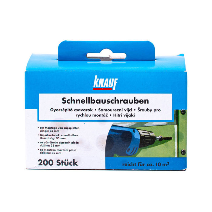 RAPID SCREWS FOR PLASTERBOARD KNAUF TN35MM 200 PCS/BOX