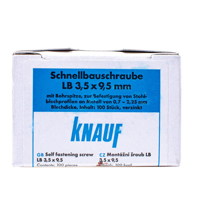 RAPID SCREWS KNAUF LB3.5*9.5MM 100 PCS/BOX
