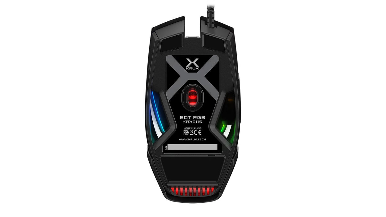 Krux Bot RGB Wired modular gaming mouse