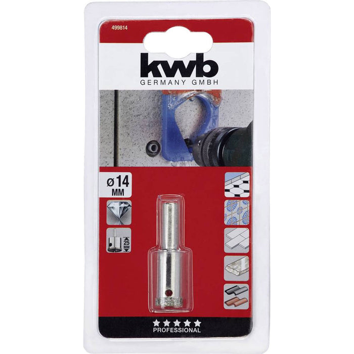 DIAMOND CROWN DRILL ?14 MM KWB