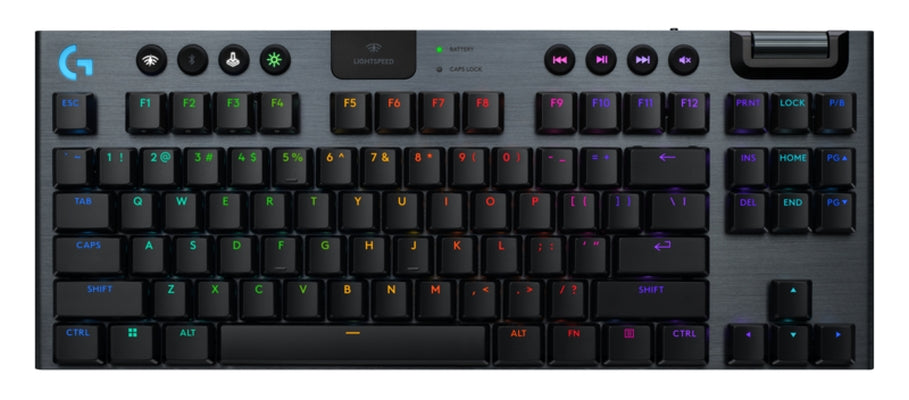 Logitech G915 X LIGHTSPEED TKL Low-Profile Wireless Gaming Keyboard - BLACK - US INT`L - EMEA28i-935