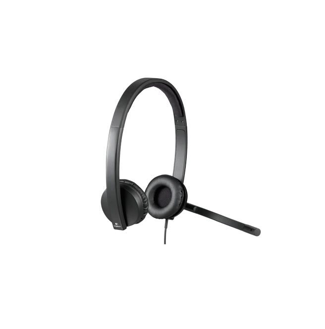 Logitech USB Headset H570e Stereo, In-line Controls, Echo Cancellation, Noise-cancelling, USB