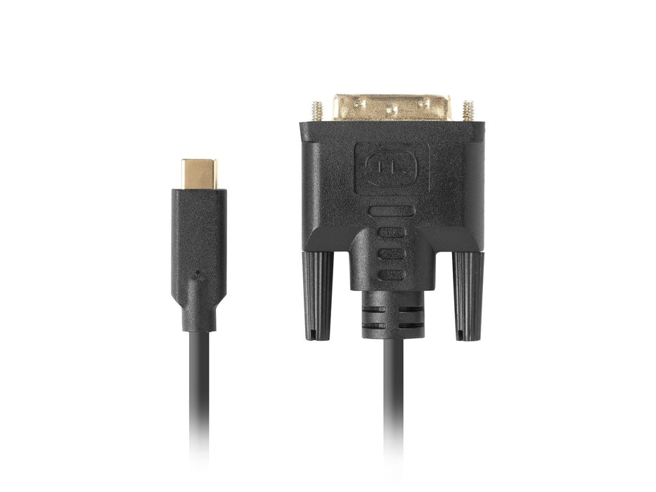 Lanberg CA-CMDV-10CU-0018-BK video cable adapter 1.8 m USB Type-C DVI-D Black