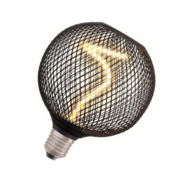 LED LAMP DECOR SPIR GL125 BLACK/DIM 3.5W/818 E27 LEDVANCE