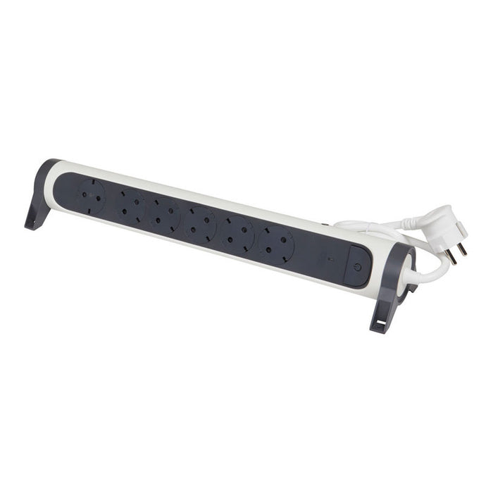 LEGRAND INDICATOR AND PROTECTION SPLITTER 6 SOCKETS / 1.5M ROTATING 694526