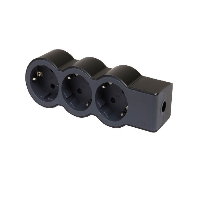 WIRELESS SPLITTER 3x SHUKO LEGRAND - BLACK/GRAY
