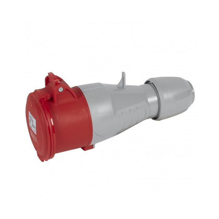 COUPLING IP44 3P+N+E, 32A 380/415V LEGRAND - GRAY/RED