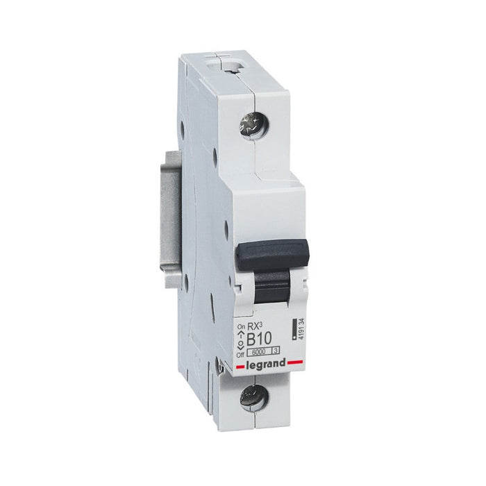 SINGLE POLE CIRCUIT BREAKER RX-MCB 1P B 10A 6KA LGR 419134 LEGRAND