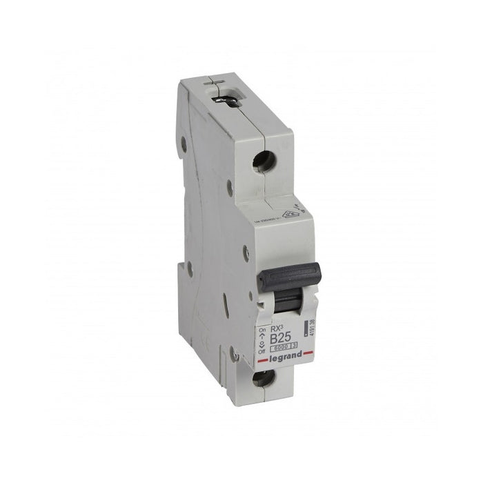 SINGLE POLE CIRCUIT BREAKER LGR 419138 RX-MCB 1P B 25A 6KA LEGRAND