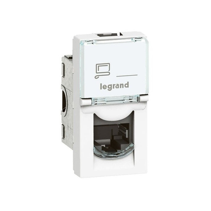 INT. SOCKET RJ-45 1 MOD.MOSAIC LEGRAND - WHITE
