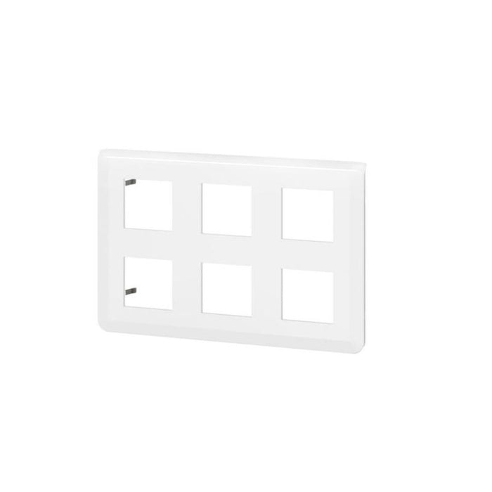 FACE FRAME SHUKO 2X6M LGR 78832L MOSAIC LEGRAND - WHITE