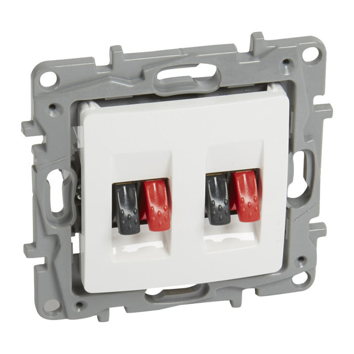 DOUBLE AUDIO SOCKET NILOE LEGRAND - WHITE