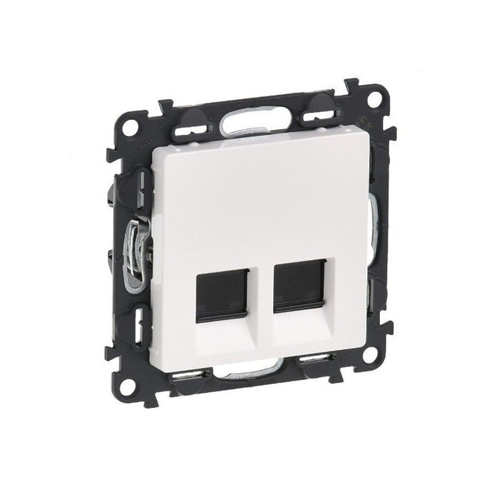 SOCKET 2xRJ45 CAT 5E. UTP VALENA LIFE LEGRAND - WHITE