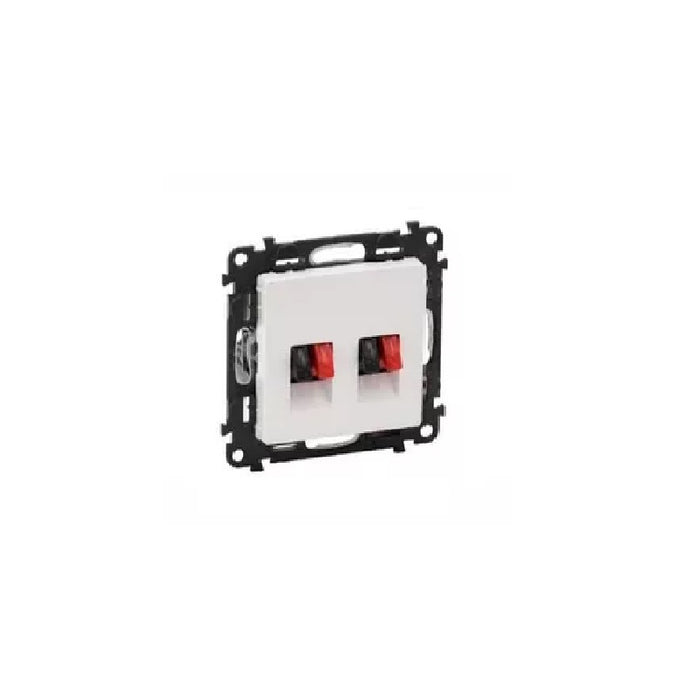 DOUBLE AUDIO OUTLET VALENA LIFE LEGRAND - WHITE