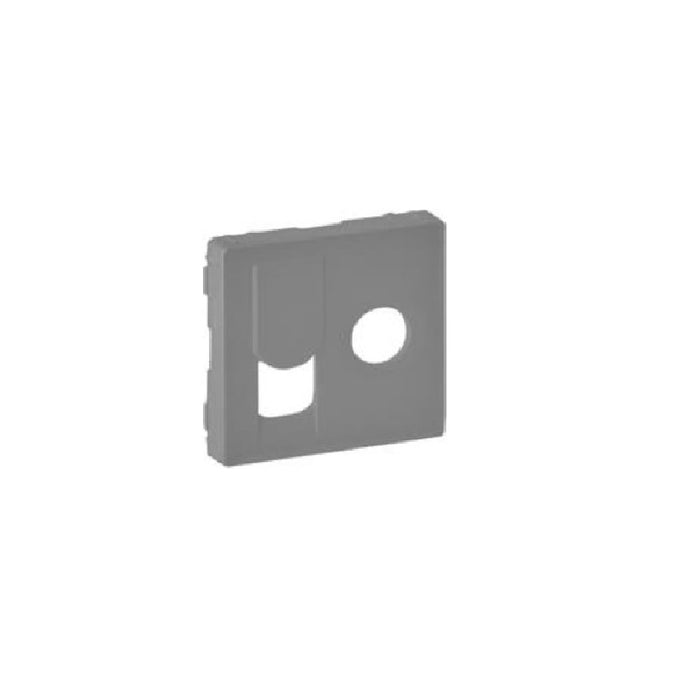 PANEL FOR TV+RJ45 VALENA LIFE LEGRAND - ALUMINUM