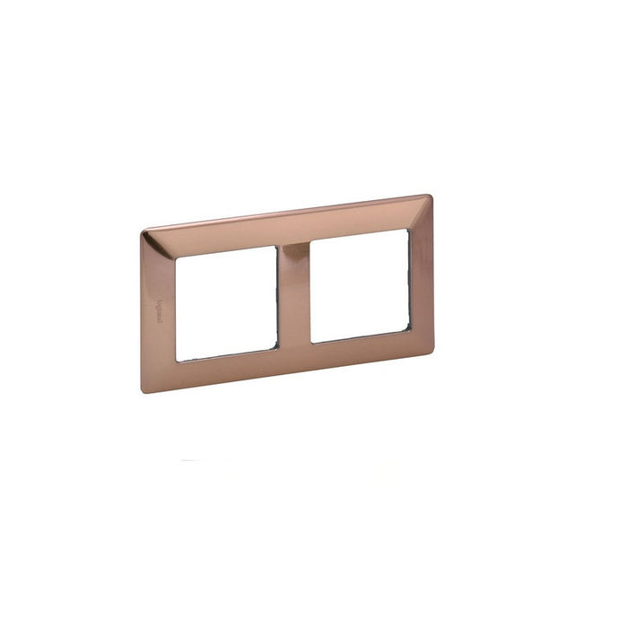 DOUBLE FRAME VALENA LIFE LEGRAND - COPPER