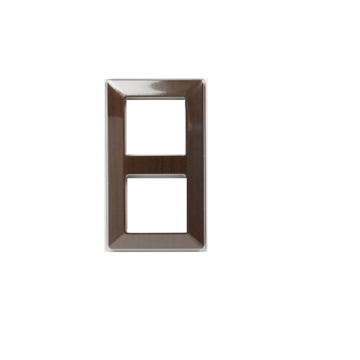 DOUBLE FRAME VALENA LIFE LEGRAND - DARK WOOD