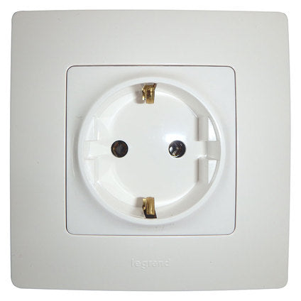 CONTACT SINGLE WHITE LEGRAND NILOE