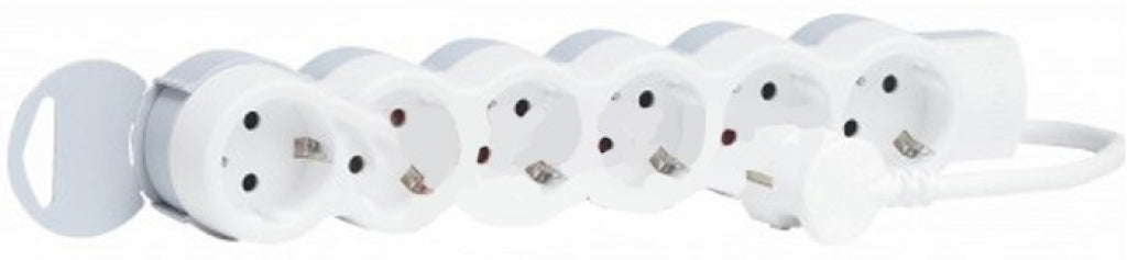 Splitter Legrand 695016 6x2P+E with cable 1.5m