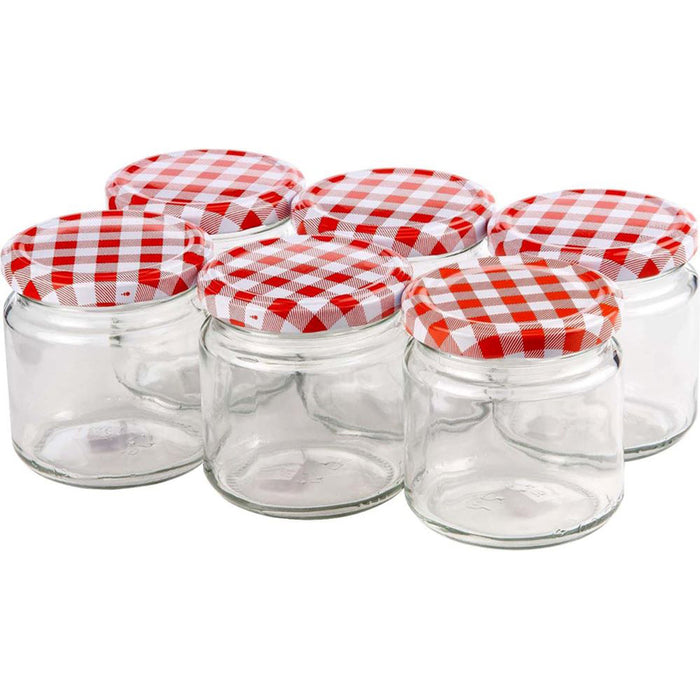 JAR WITH CAP 212 ML STACK 6 PCS LEROY