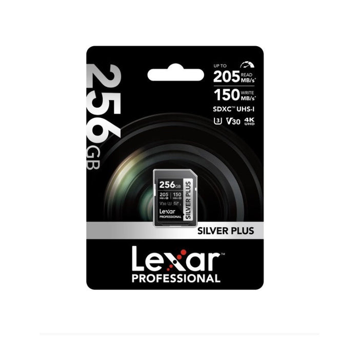MEMORY CARD SDXC 256GB 205/150MB/s UHS-I,C10,V30,U3 LEXAR