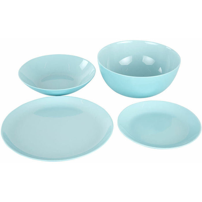 DINING SET 19 PIECES TURQUOISE DIWALI LUMINARC