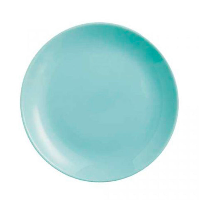 DIWALI DESSERT PLATE 19CM 1PC TURQUOISE LUMINARC