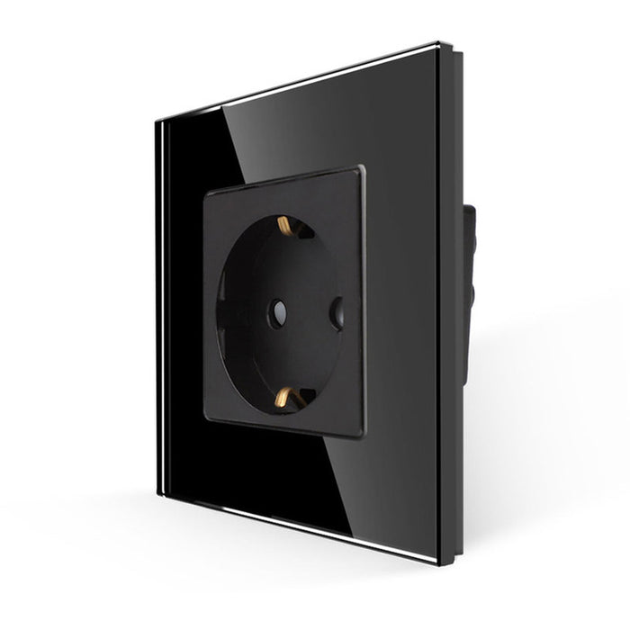 CONTACT WITH CHILD PROTECTION AND FRAME GLASS BLACK LUXON