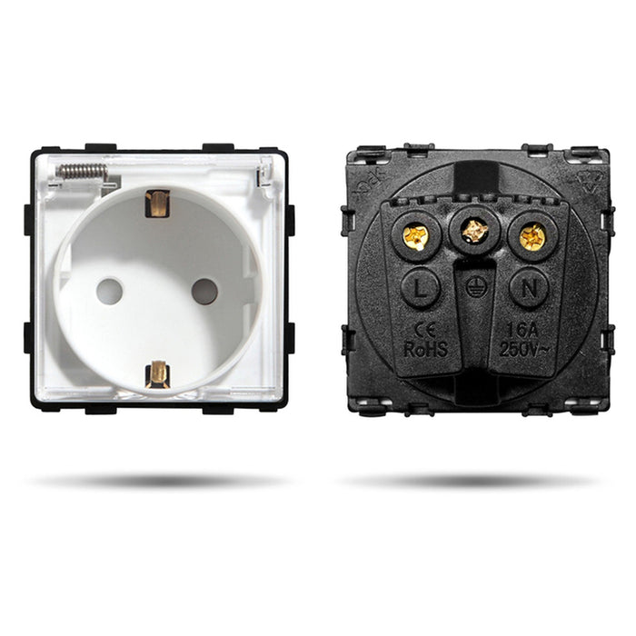 CONTACT SINGLE WITH COVER WHITE LUXON