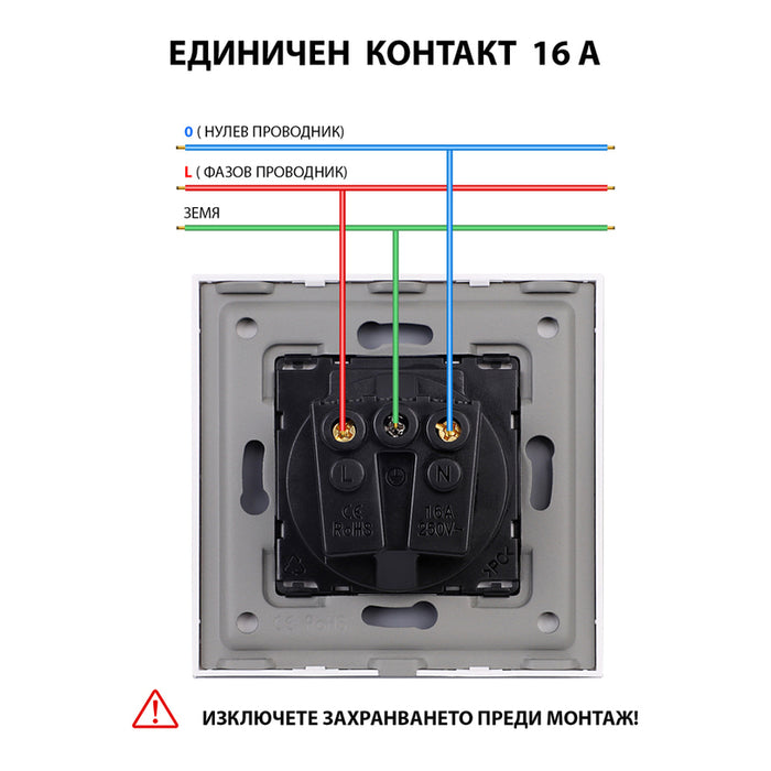 CONTACT SINGLE WITH COVER GRAY LUXON