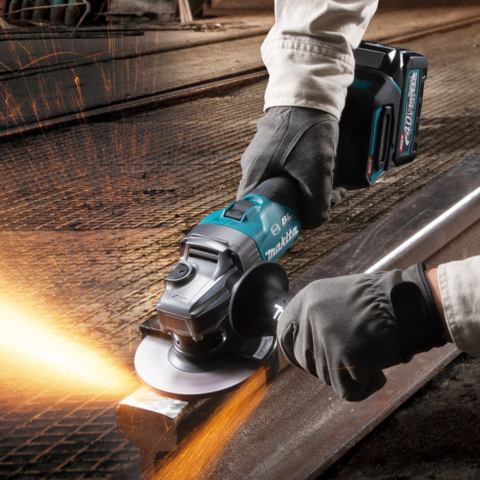 BATTERY BRUSHLESS ANGLE GRINDER MAKITA GA005GZ 40 V, WITHOUT BATTERY AND CHARGER, 125 mm