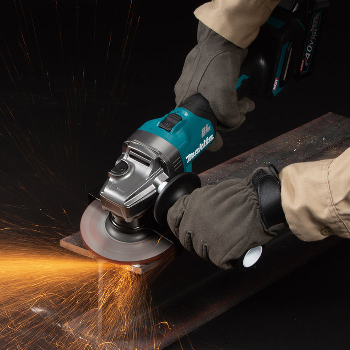 BATTERY BRUSHLESS ANGLE GRINDER MAKITA GA005GZ 40 V, WITHOUT BATTERY AND CHARGER, 125 mm
