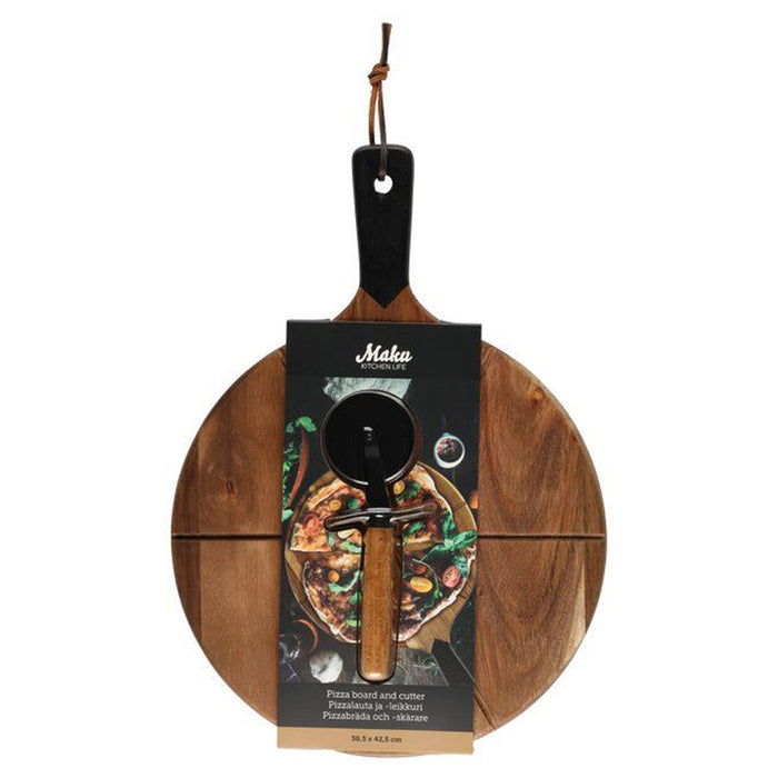 MAKU PIZZA BOARD AND KNIFE