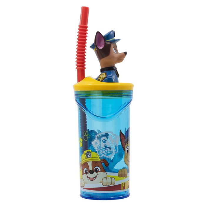 3D 360 ML PAW PATROL MAXHOME BOTTLE WITH STRAW