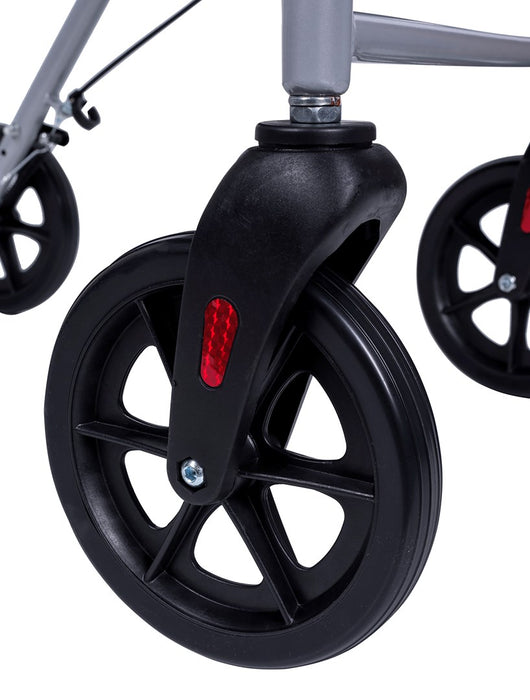 Four-wheel aluminium stand