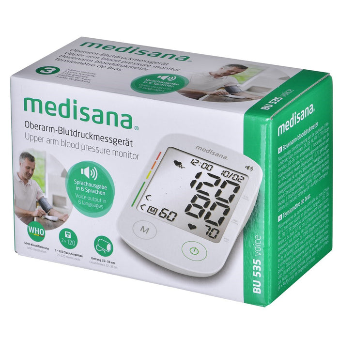 Medisana BU 535 VOICE Upper arm 2 user(s)