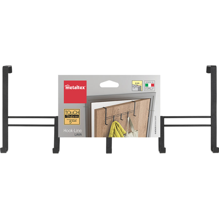 DOOR HANGER 5 HOOKS METALTEX LAVA