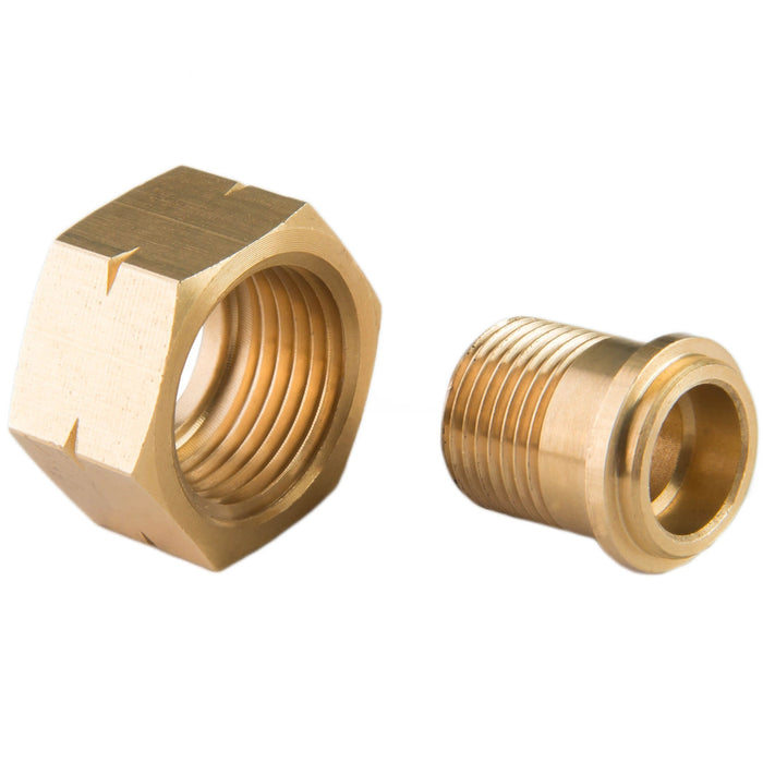 Reduction adapter from a gas cylinder 21.8mm L - 3/8" L